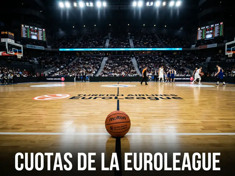 Comparativa de cuotas de la Euroliga de baloncesto entre diferentes casas de apuestas